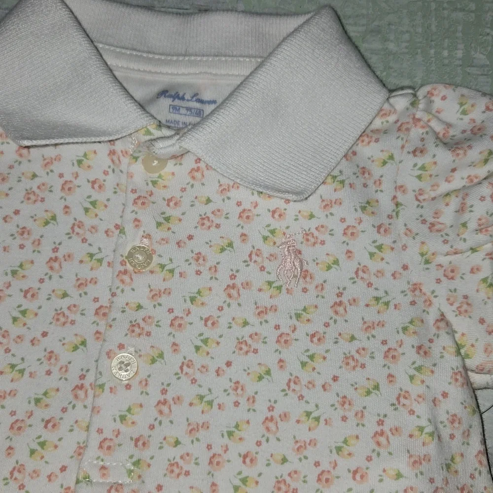 Floral Ralph Lauren Dress & Bloomer Set Size 9 Mo